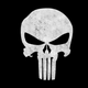 The Punisher symbol.